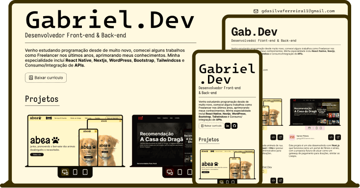 Preview do projeto Gab Dot Dev