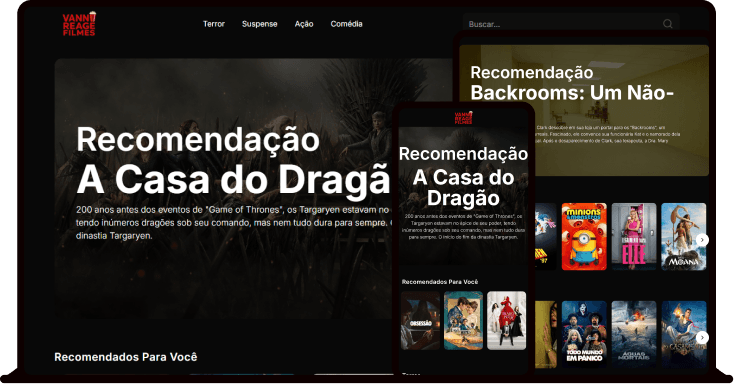 Preview do projeto Vanne Filmes